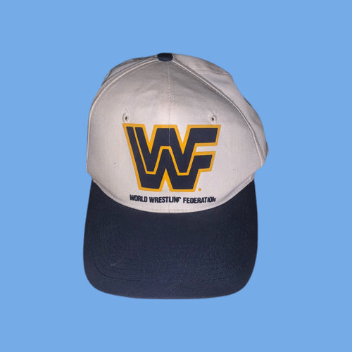 WWF 1996 Block Logo Cap