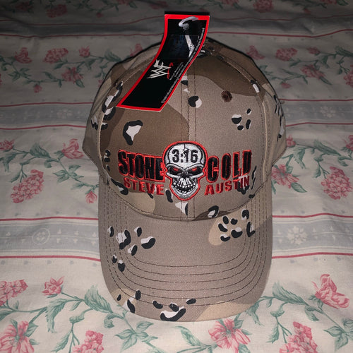 WWF Stone Cold Camouflage Cap (Deadstock)