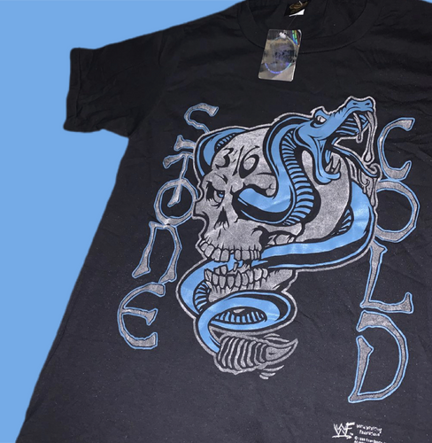 WWF Stone Cold Velvet Skull Tee