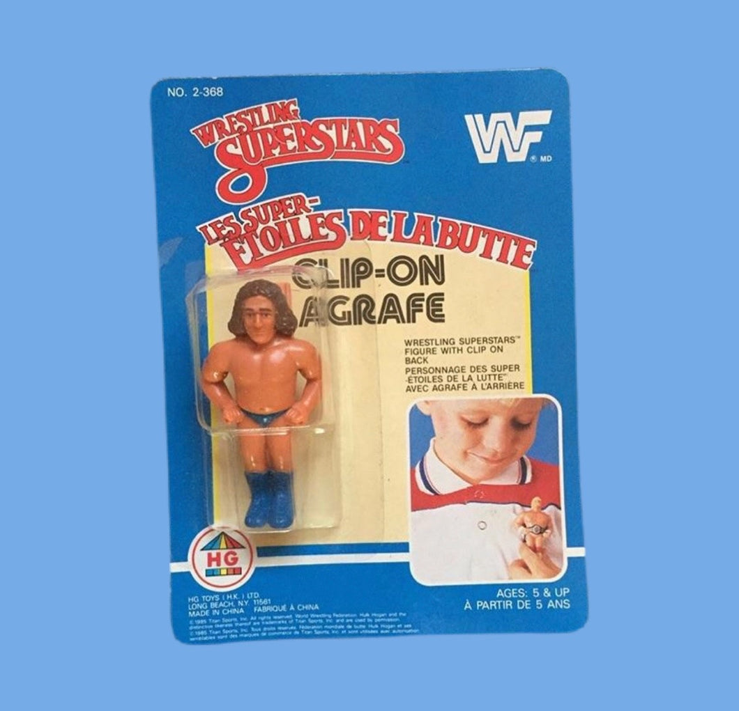 WWF 80s Andre The Giant Clip On Toy