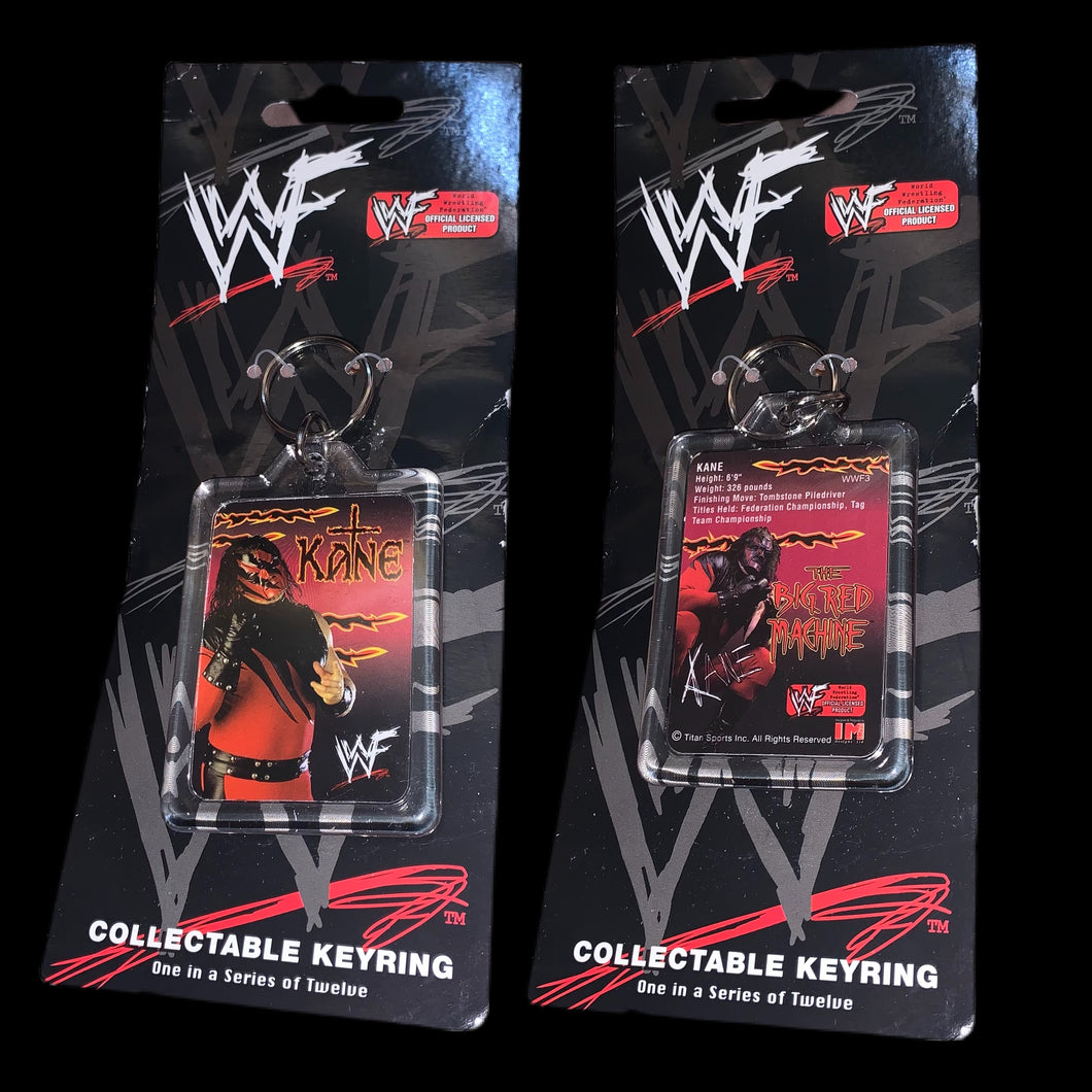 WWF 1999 Kane Double Sided Keyring (New)