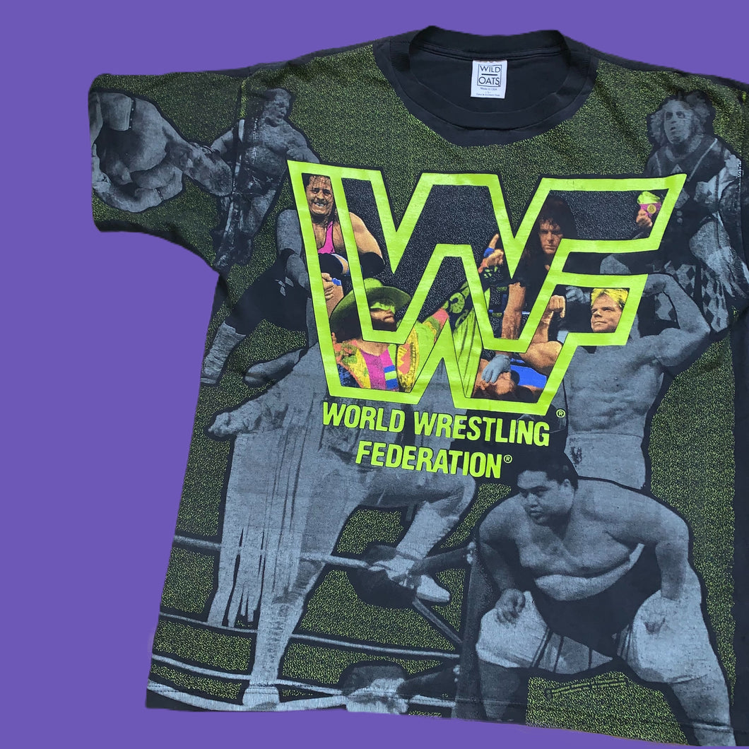 WWF 1993 All Over Print Tee