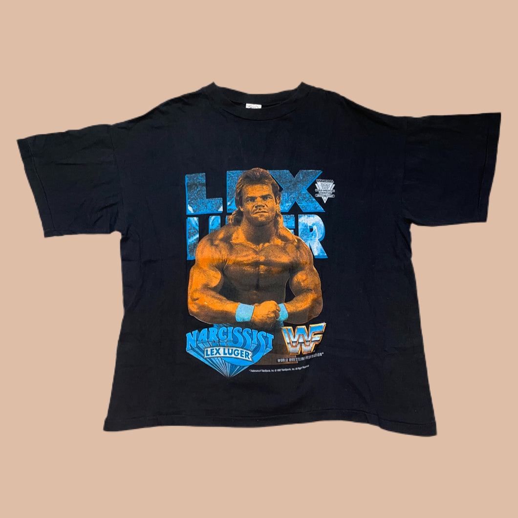 WWF 1992 Lex Luger European Release “Narcisist’ Tee (New)