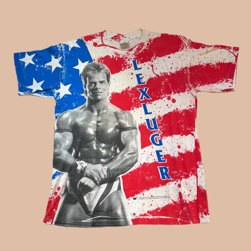 WWF 1993 Lex Luger All Over Print Tee