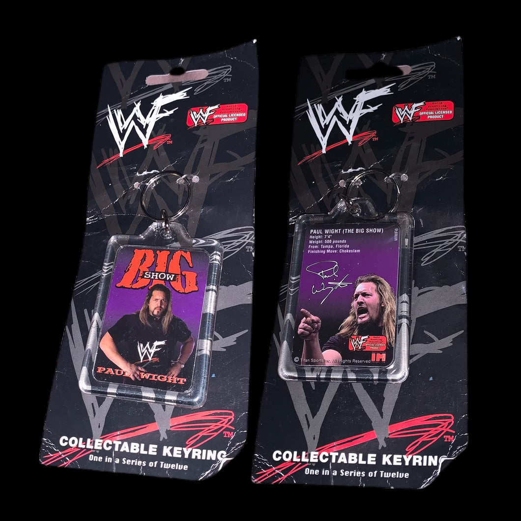 WWF 1999 Big Show Double Sided Keyring (New)