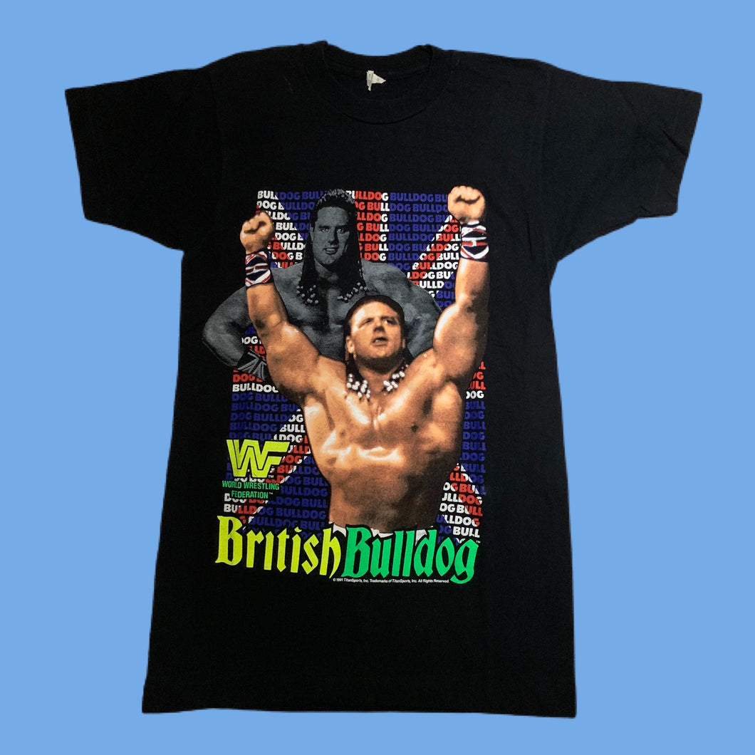 WWF 1991 British Bulldog Tee
