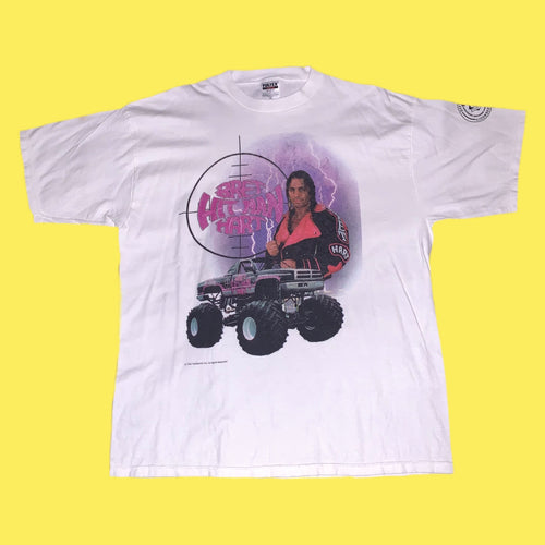 WWF 1996 Bret Hart Monster Truck Tee (New)