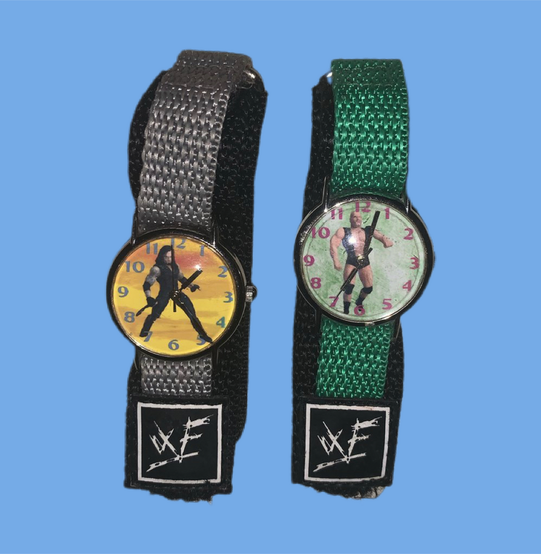 WWF Bootleg Watches (Set Of 2)