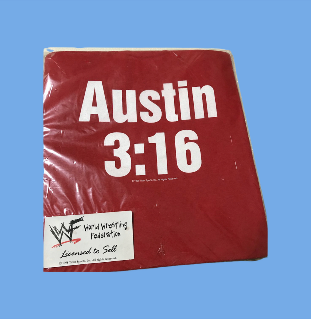 WWF Stone Cold Red Austin 3.16 Tee
