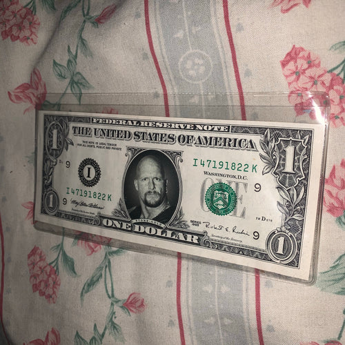 Stone Cold Steve Austin Dollar Bill