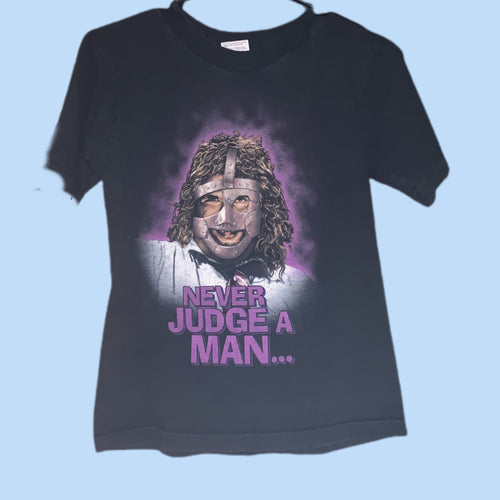 WWF 1999 Mankind ‘Never Judge A Man’ Kids Tee