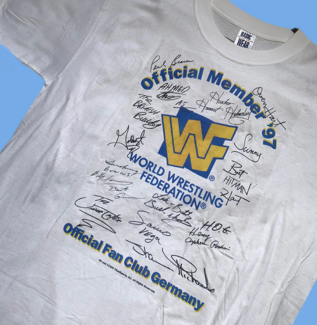 WWF 1997 Official German Fan Club Tee (New)