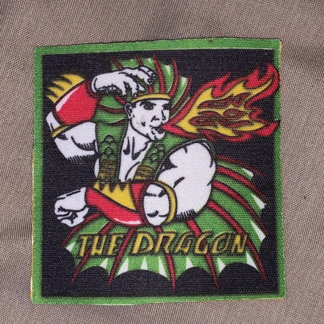 Ricky The Dragon Steamboat Iron On Patch