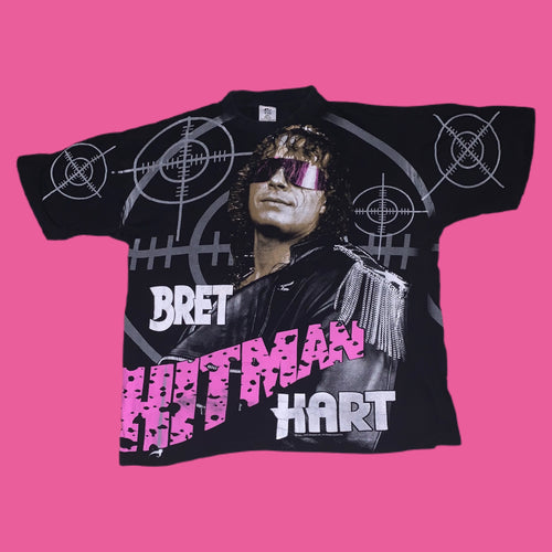 WWF 1995 Bret Hart All Over Print Tee