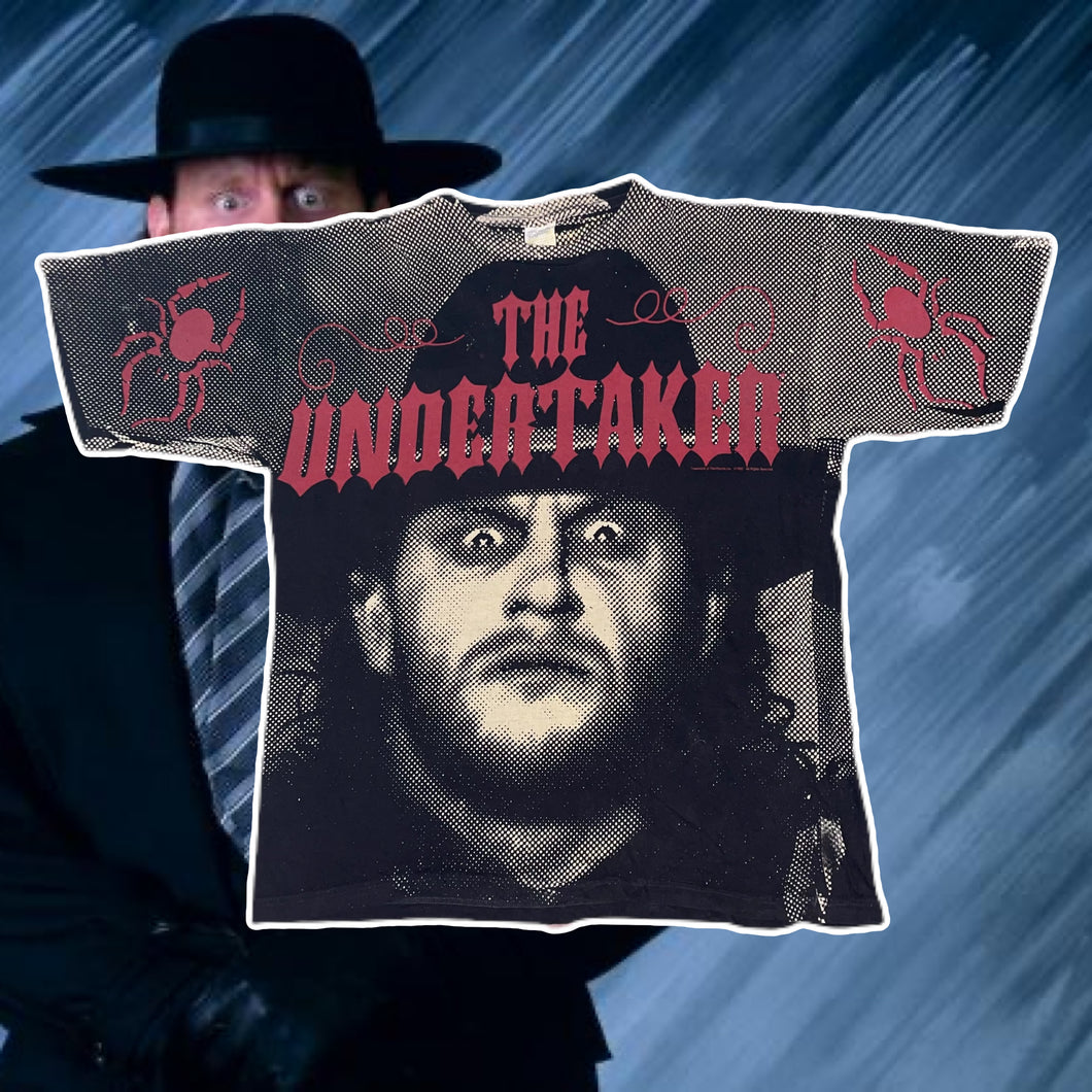 WWF 1992 Undertaker All Over Print Tee