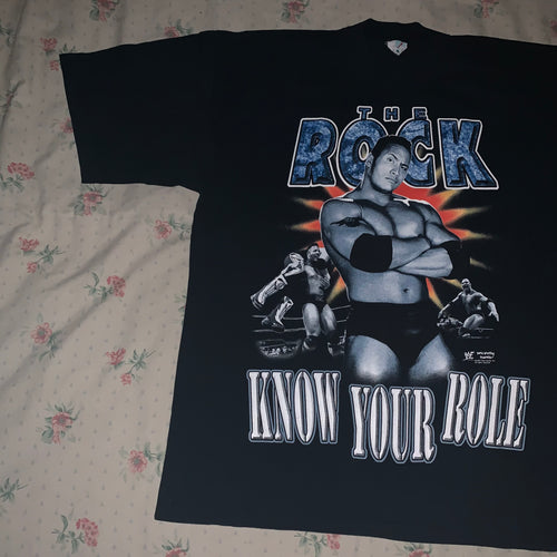 WWF The Rock ‘Know Your Role’ Tee