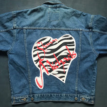 Shawn Michaels Zebra Print Denim Jacket