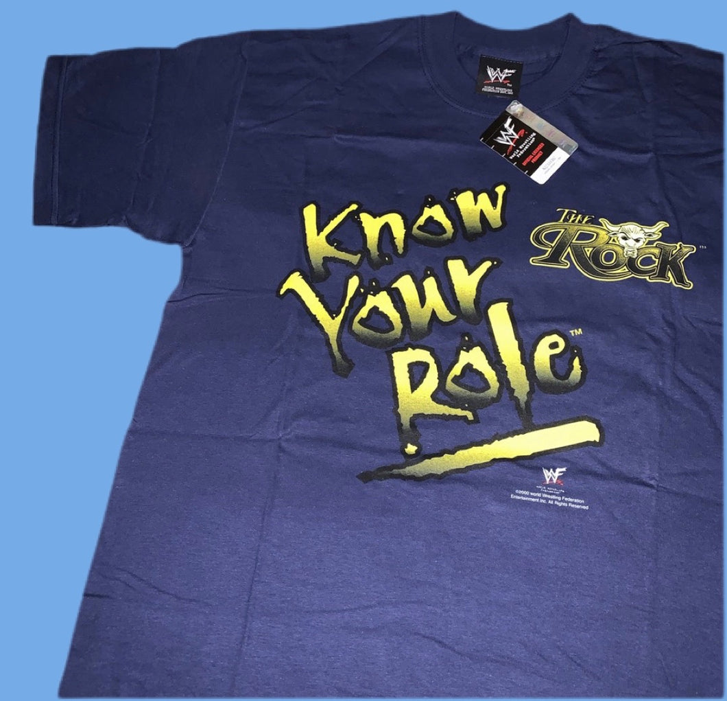 WWF The Rock ‘Know Your Role’ Tee (Deadstock)
