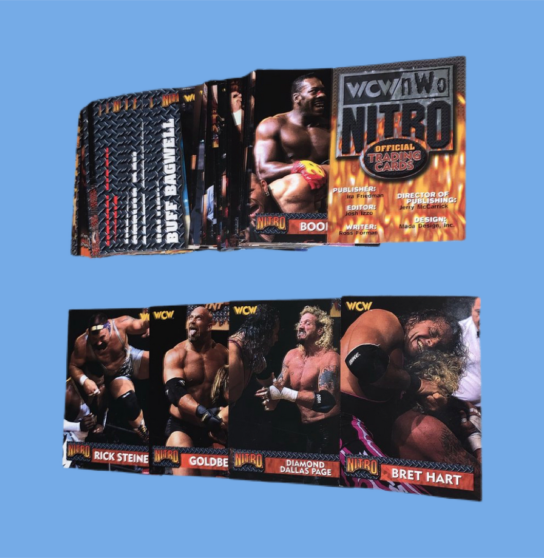 WCW/NWO Nitro Cards (Full Set Of 72)