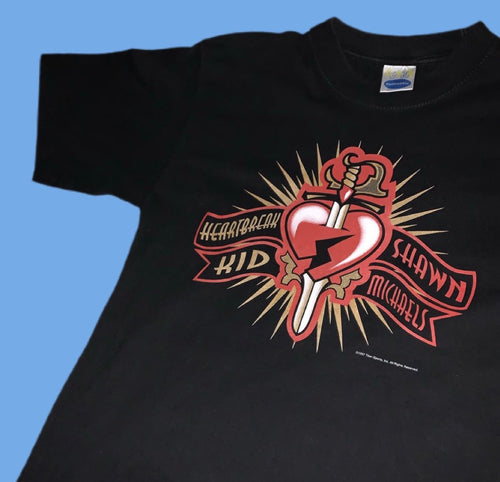 WWF Shawn Michaels ‘Heartbreak Kid’ Logo Tee