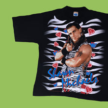 WWF 1996 Shawn Michaels ‘Gods Green Earth’ Zebra Print Tee (New)