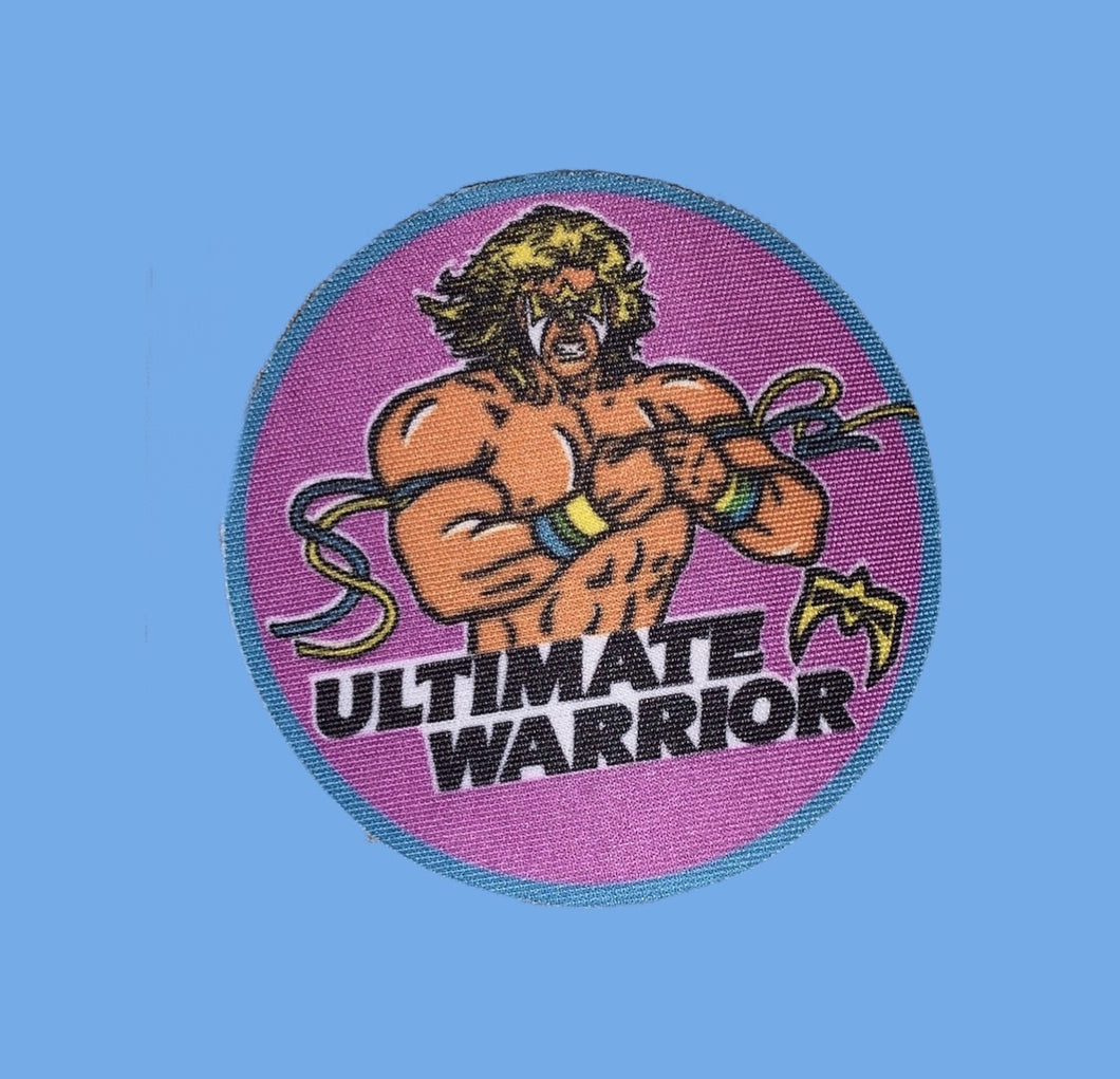 WWF Ultimate Warrior Iron On Patch