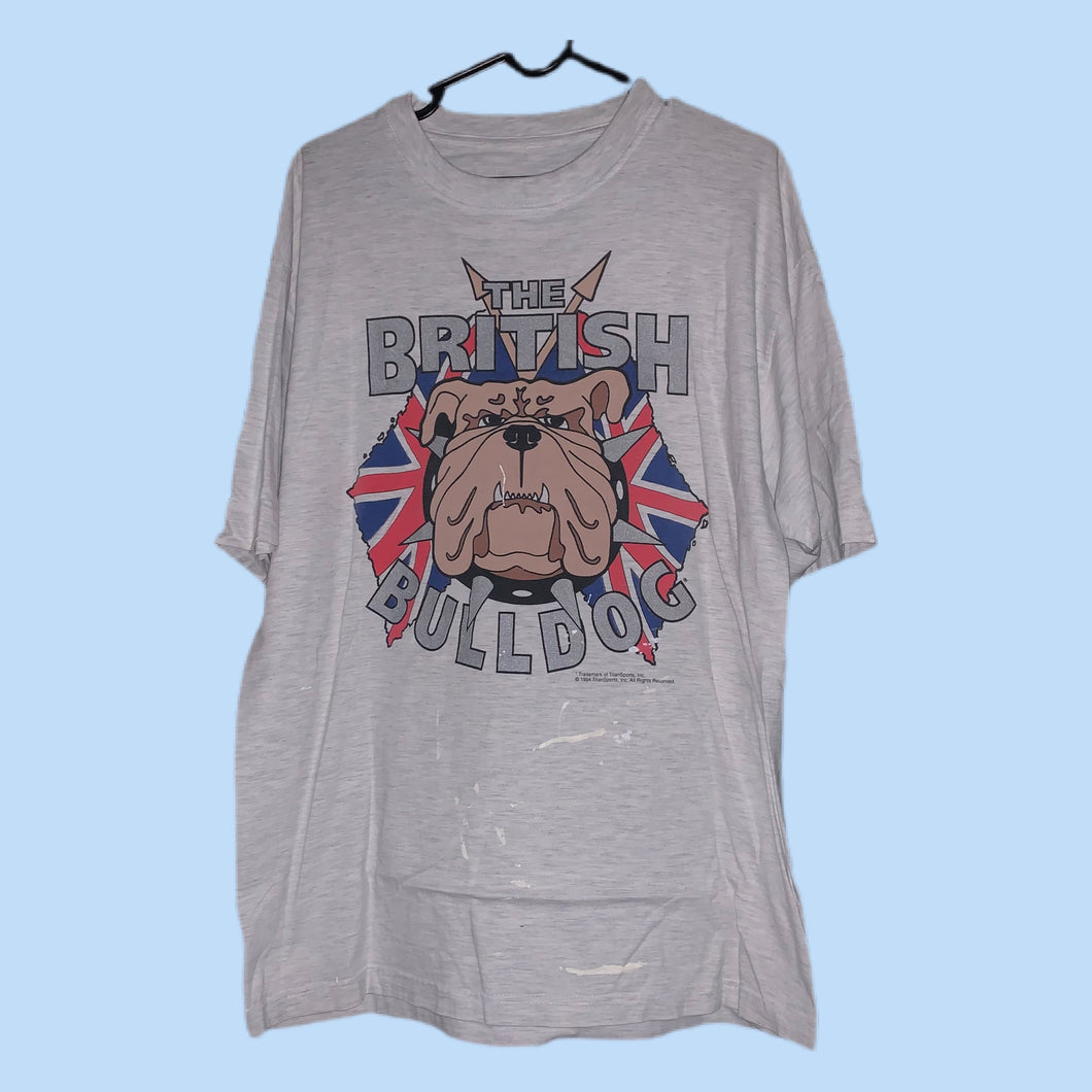 WWF 1994 British Bulldog ‘Bites Back’ Tee