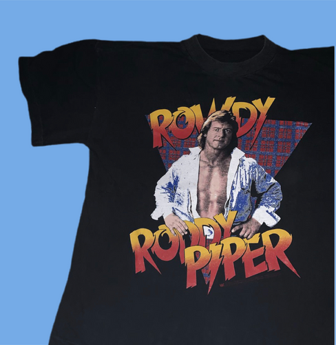 WWF Rowdy Piper European Rampage Tee