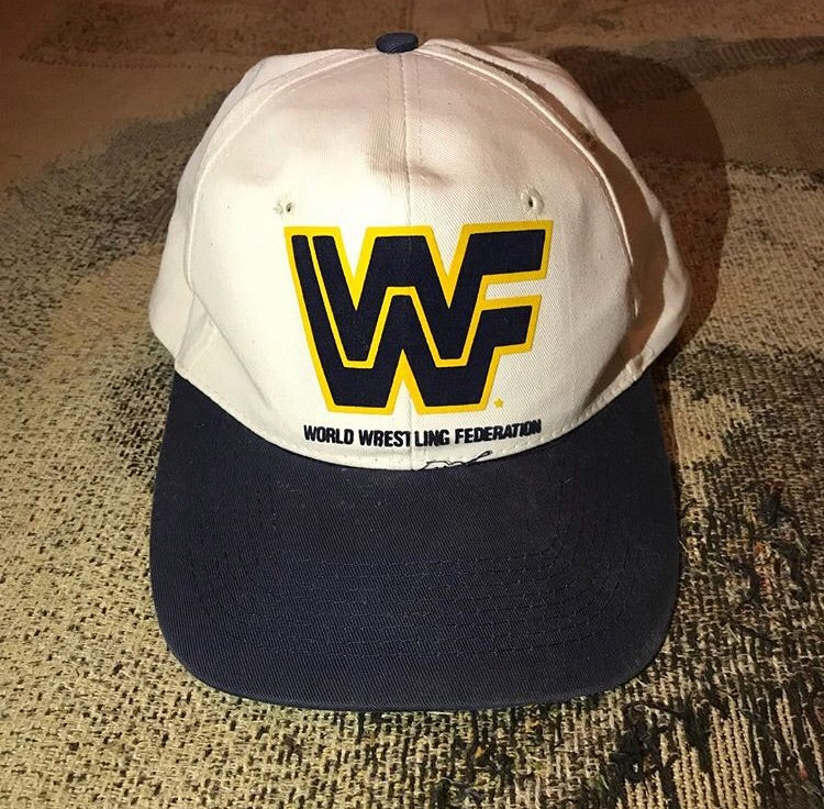 WWF Navy & White Cap