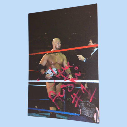 WWF Stone Cold Steve Austin 1996 Signed Original Photograph