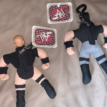 Set Of WWF Plush Dolls/Keyrings