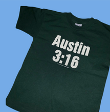 WWF Stone Cold Olive Green Austin 3.16 Kids Tee