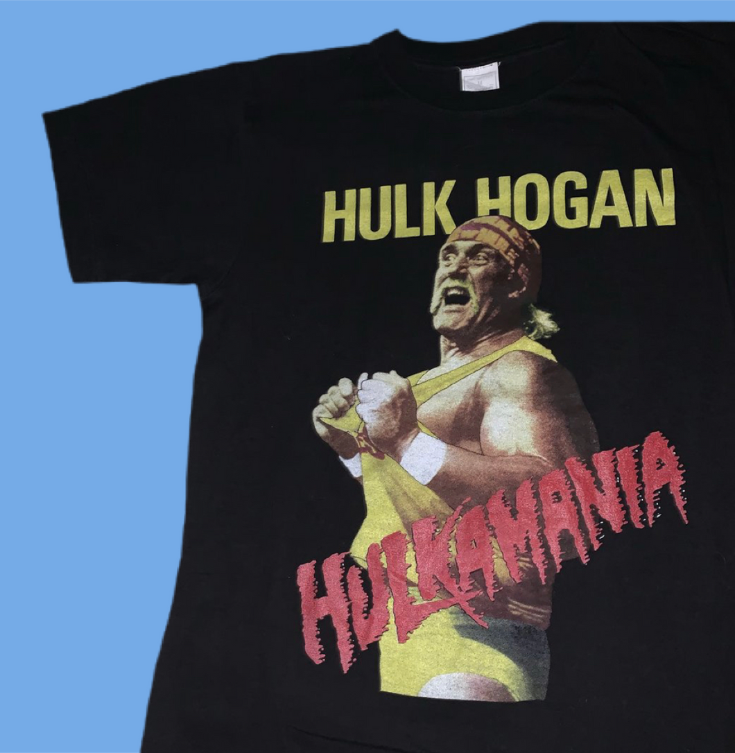 WWF Hulk Hogan European Release Hulkamania Tee